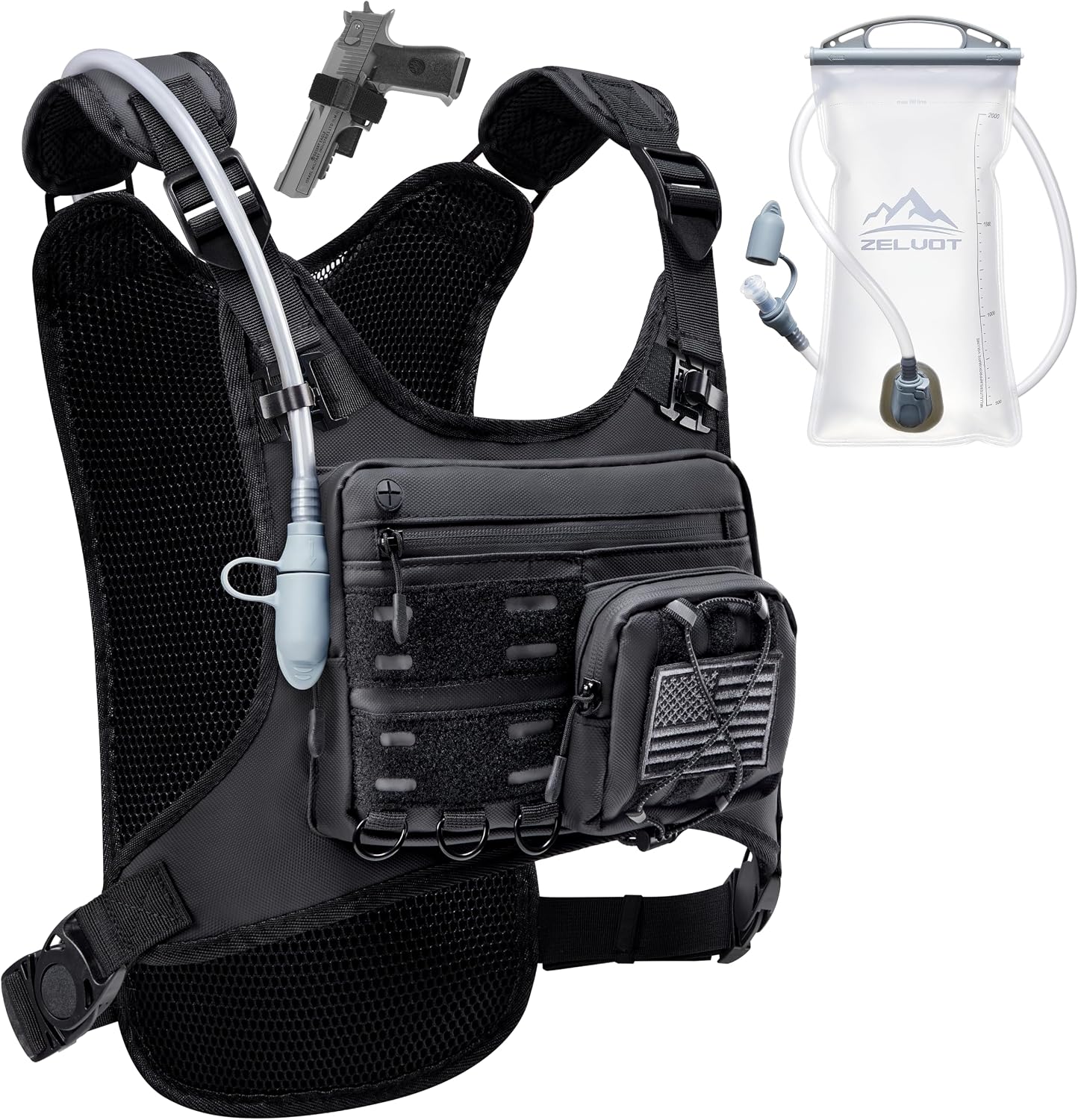 Running Gear Design - Zelvot Running Vest with 2L Water