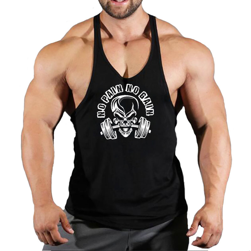 New Hot Sale Mens Printed Tank - Running Gear Vest 评论和价格