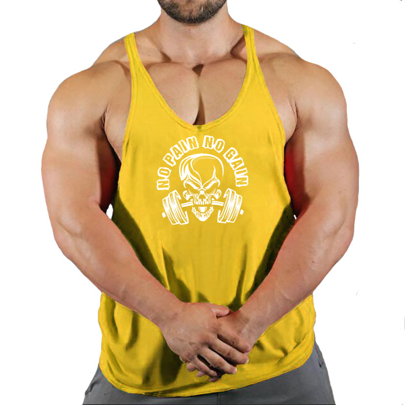 New Hot Sale Mens Printed Tank - Running Gear Vest 评论和价格