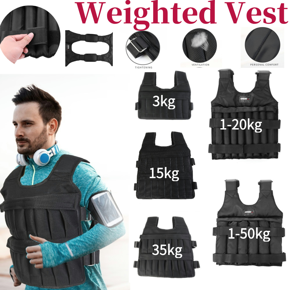 3/15/35kg Workout Weight Jacke - Running Gear Vest 评论和价格