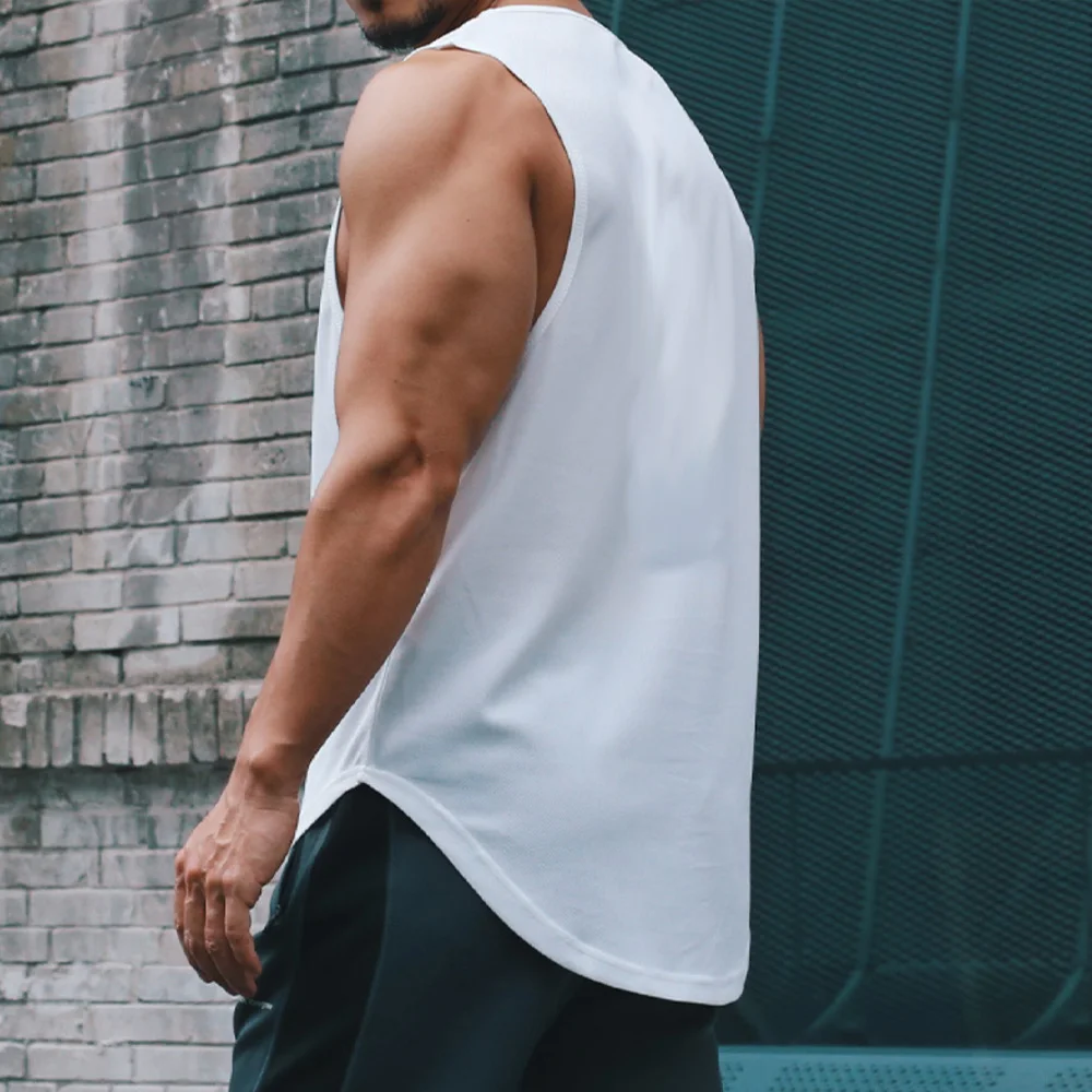 Men's Gym Tank Top Fitness Sle - Running Gear Vest 评论和价格